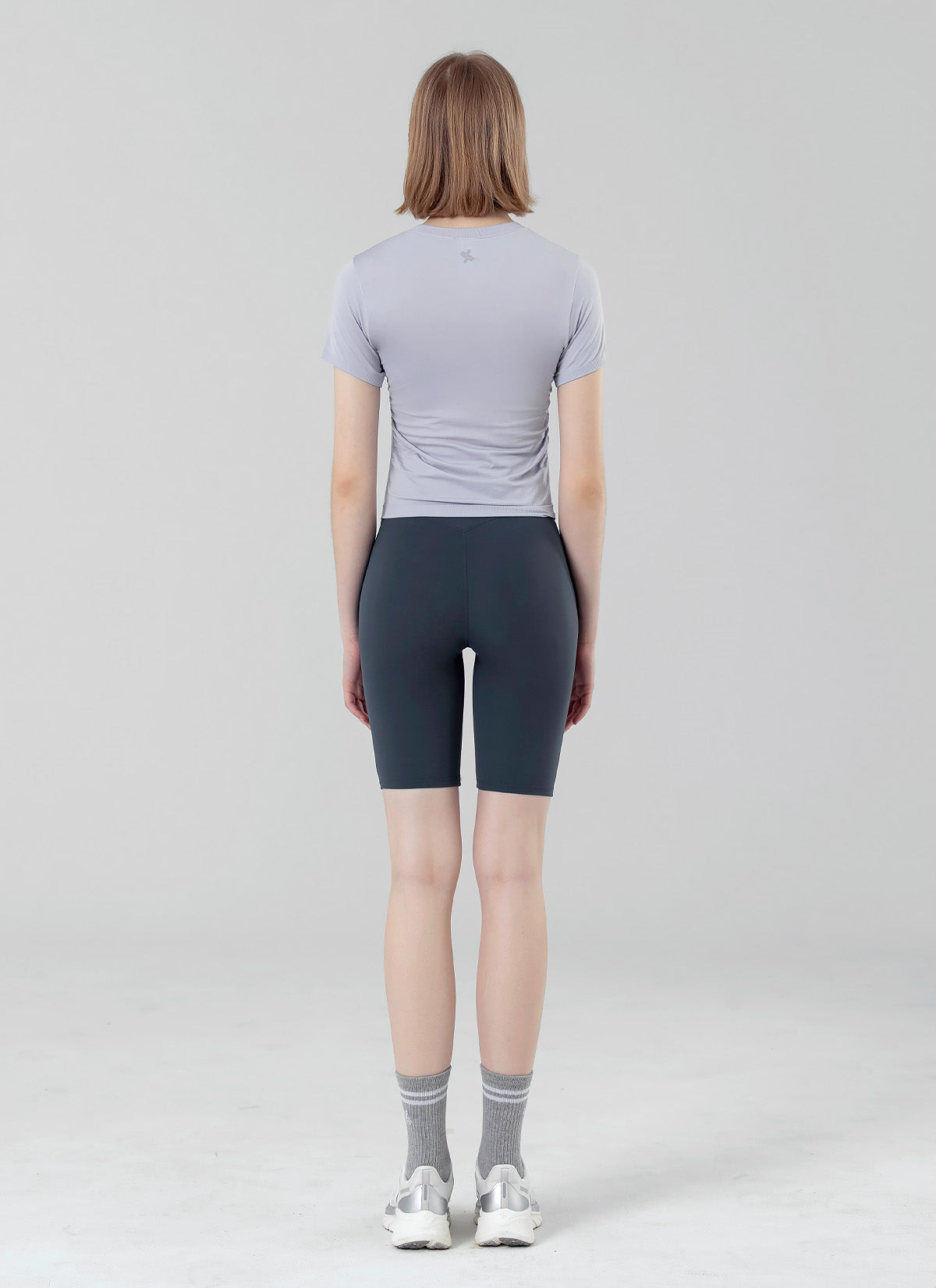 Zero Slick Seamless Side Shirring Short Sleeve T-Shirt for Women - Perfect for Yoga, Gym & Casual Wear