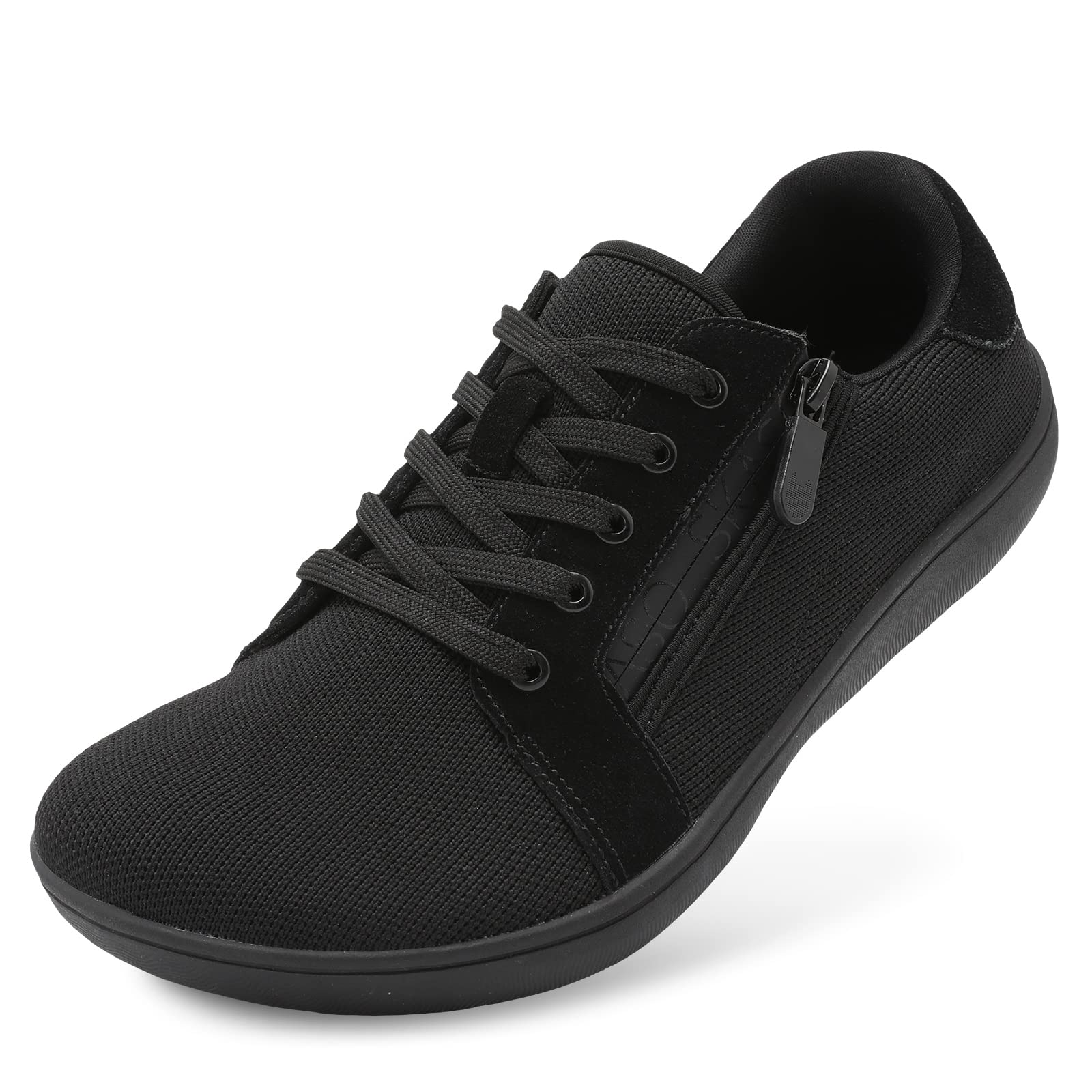 SKASO Men's Barefoot Walking Shoes - Wide Toe Zero Drop Minimalist Shoes for Gym, Running, Hiking & Everyday Wear - Lightweight Comfortable Casual Shoes for Driving, Office & Outdoor Activities