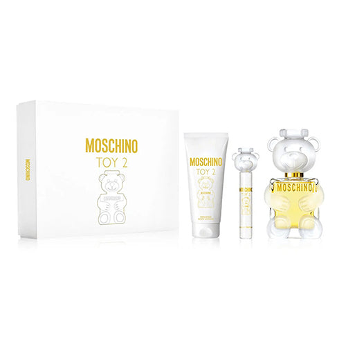 Moschino Women's 3-Piece Toy 2 Gift Set - Perfume, Body Lotion & Shower Gel - Perfect for Birthdays, Anniversaries & Special Occasions