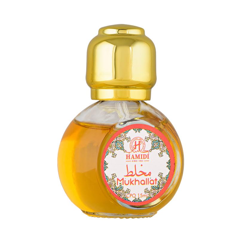 Hamidi Mukhallat CPO 15ml Attar Perfume Oil for Men & Women - Alcohol-Free Arabic Fragrance with Long-Lasting Scent | Perfect for Daily Wear, Special Occasions & Gift Giving