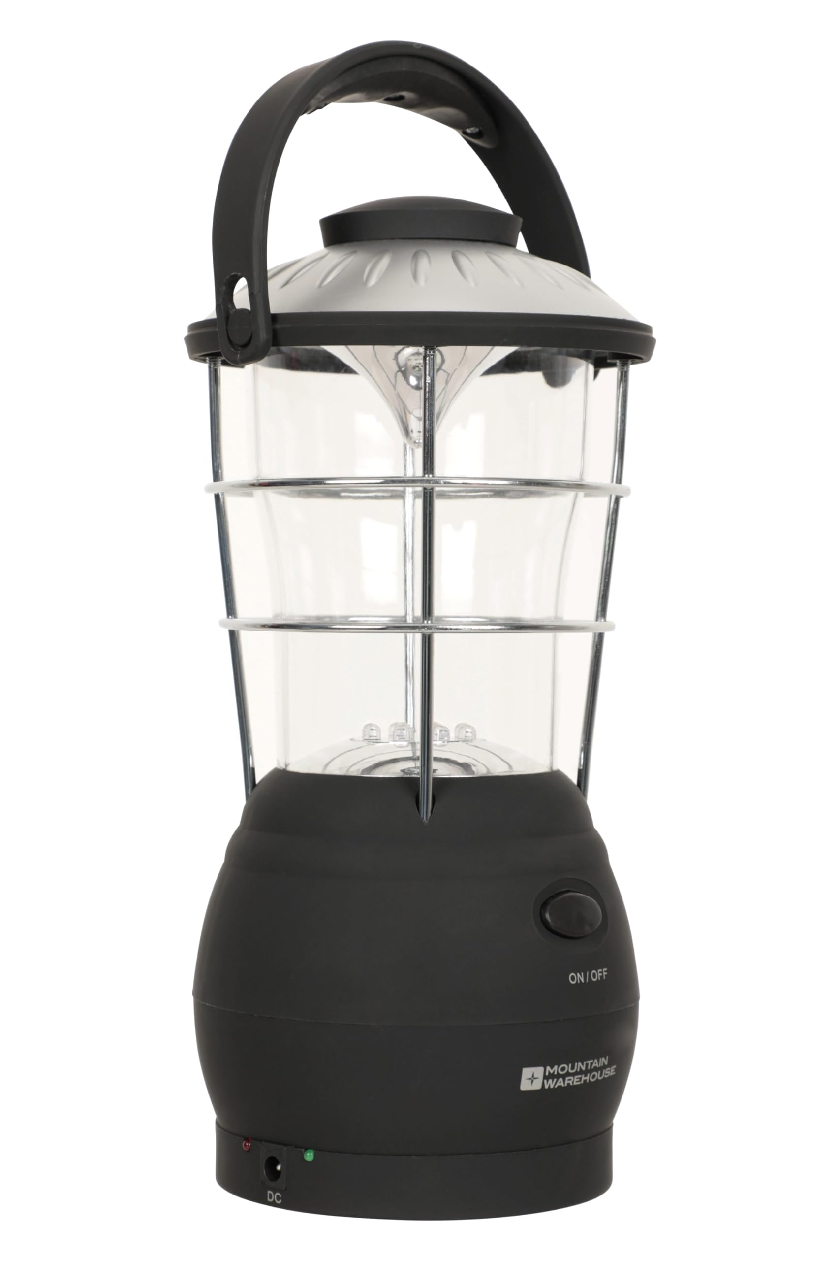 Mountain Warehouse Wind Up Lantern - Rechargeable LED Camping Light for Outdoor Adventures, Hiking, Emergency & Power Outages