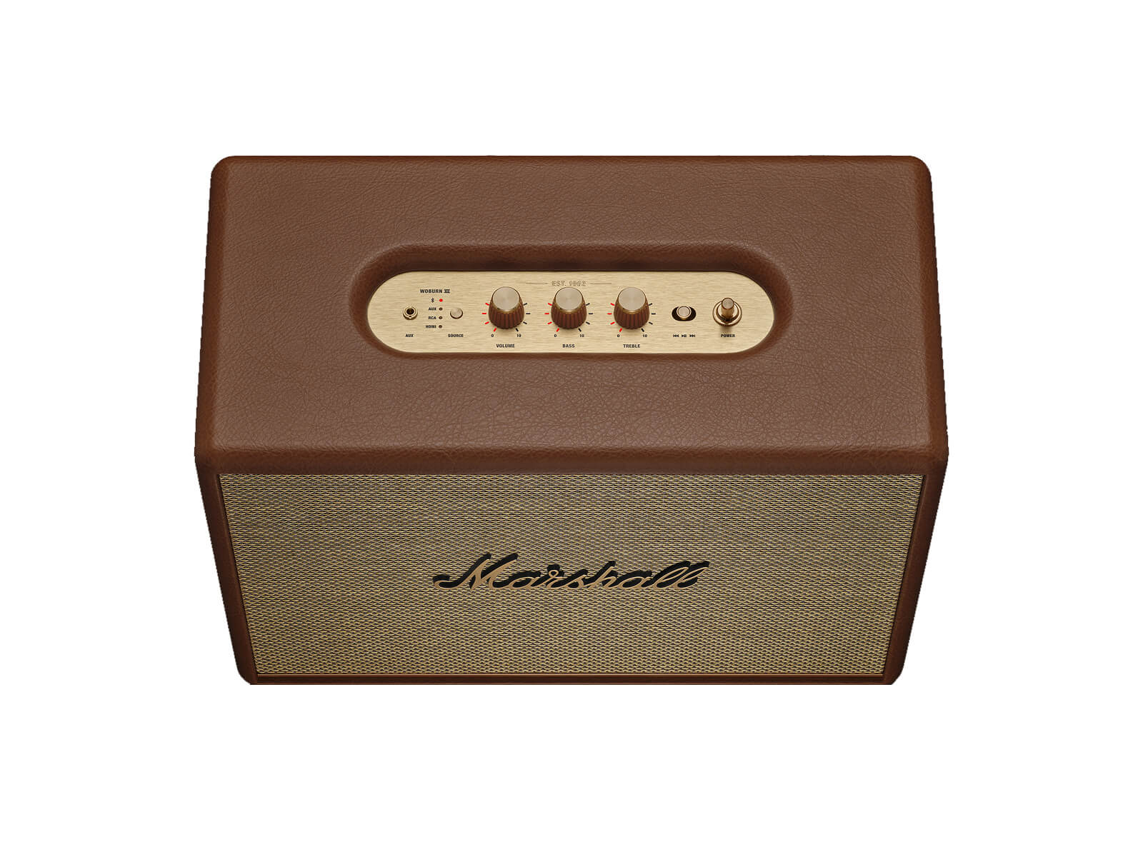Marshall Woburn III Wireless Bluetooth Speaker - Premium Sound, Multi-Room Streaming, Voice Control - Perfect for Home, Office & Outdoor Parties