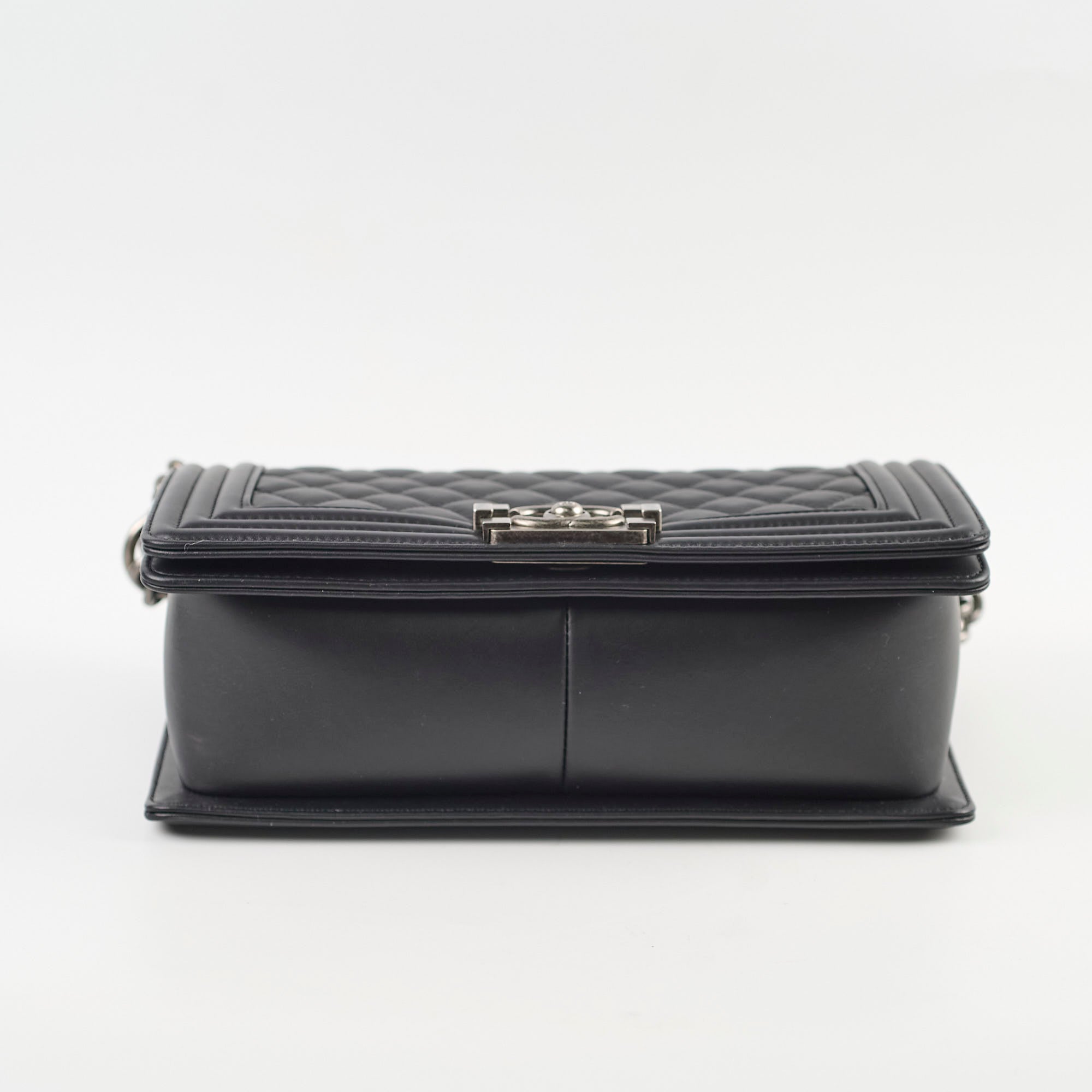 Chanel Old Medium Boy Bag Black Microchipped - Luxury Designer Handbag for Women, Perfect for Parties, Dates & Everyday Use