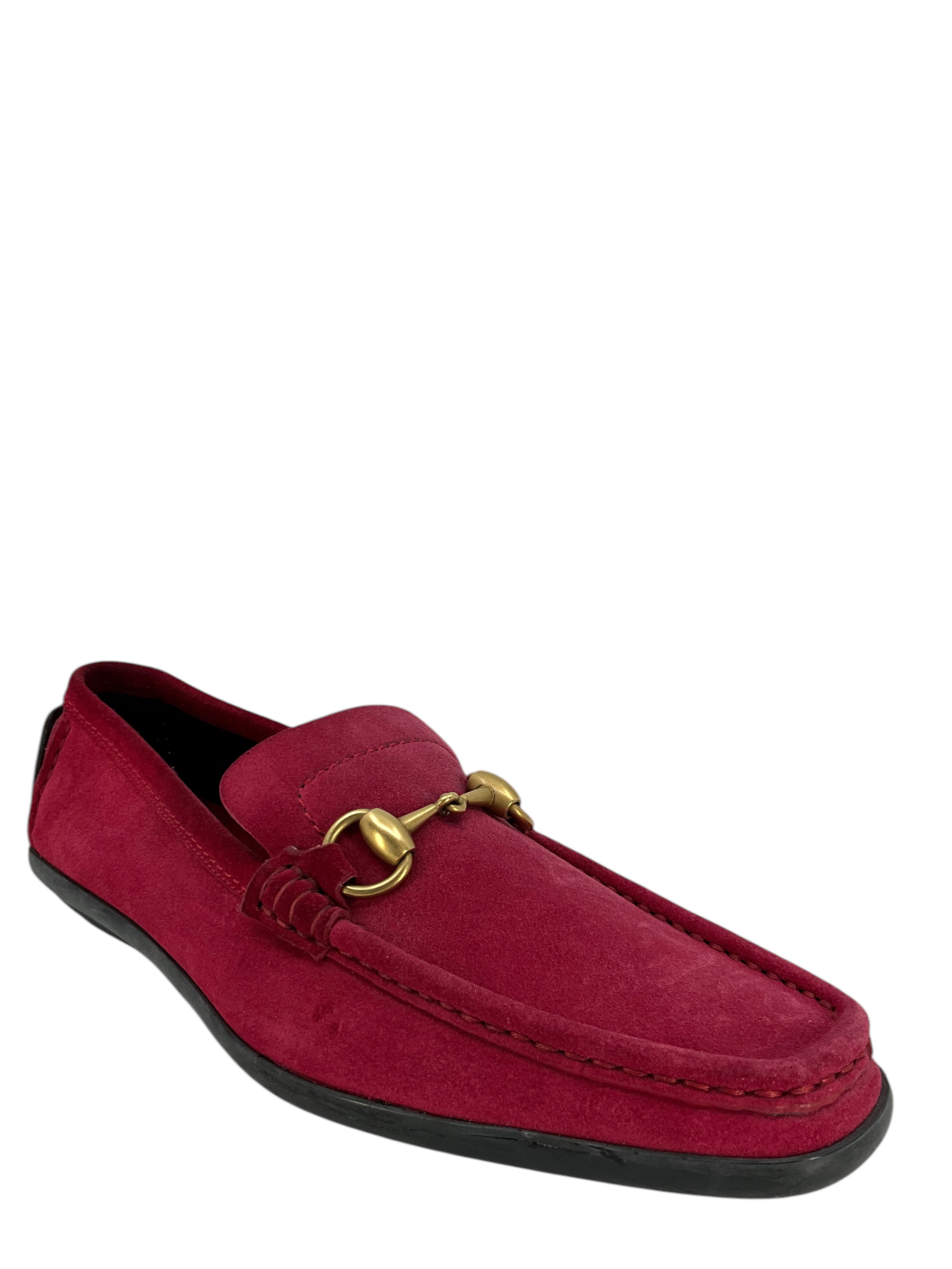 GUCCI Vintage Suede Horsebit Classic Loafers Women's Size 6.5 - Comfortable & Stylish Casual Shoes for Work, Travel & Everyday Wear