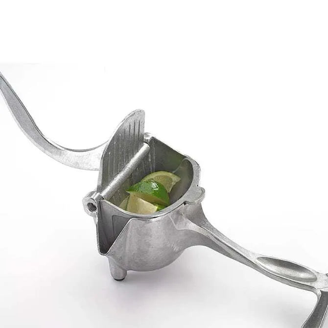Large Aluminum Citrus Juicer - Heavy Duty Manual Hand Press for Oranges, Lemons & Limes - Perfect for Cocktails, Baking & Healthy Juicing at Home