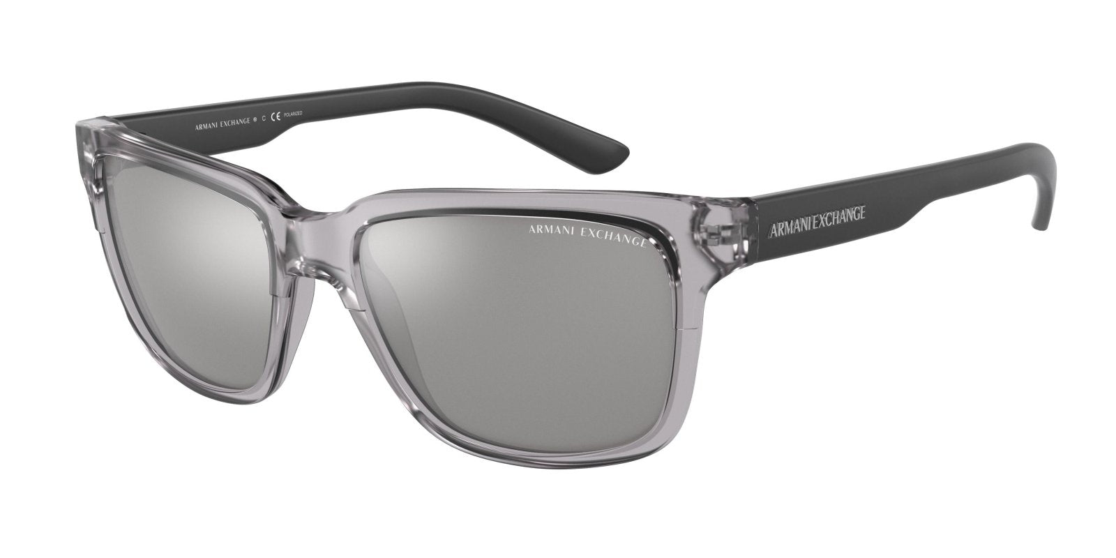 Armani Exchange 4026S Polarized Sunglasses for Men & Women - UV Protection, Fashion Aviator Style - Perfect for Driving, Beach & Outdoor Activities