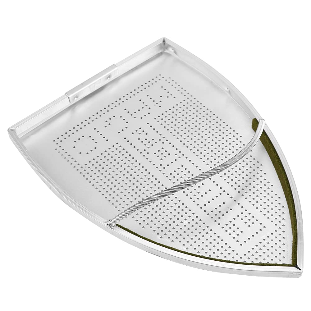 Aluminum Iron Shoe Plate Cover Protector - Easy Installation Accessory for Electric Iron, Perfect for Home & Professional Garment Care (Model B 8TN)