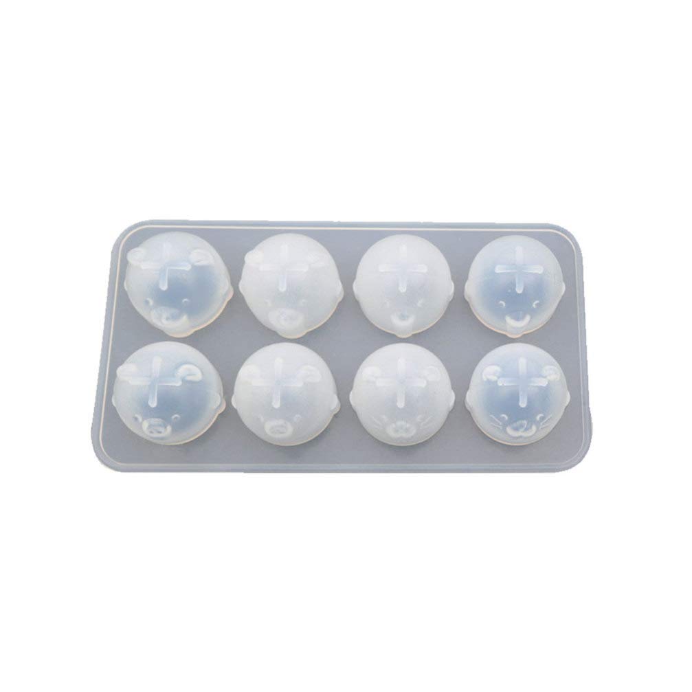 Milisten Silicone Resin Molds for DIY Jewelry Making - Cute Cartoon Animal Epoxy Casting Molds for Pendants, Charms & Clay Ornaments - Perfect for Handmade Crafts, Resin Art & Gift Making Projects