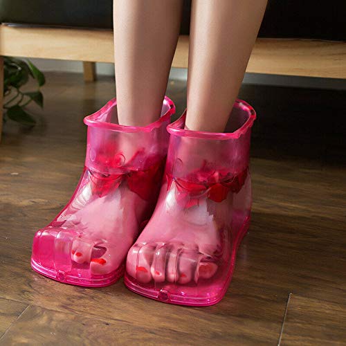 CHAW Foot Massage SPA Boots - Improve Blood Circulation, Non-Slip Foot Bath Shoes for Home & Office Use - Perfect for Relaxation After Work, Travel, or Gym Sessions