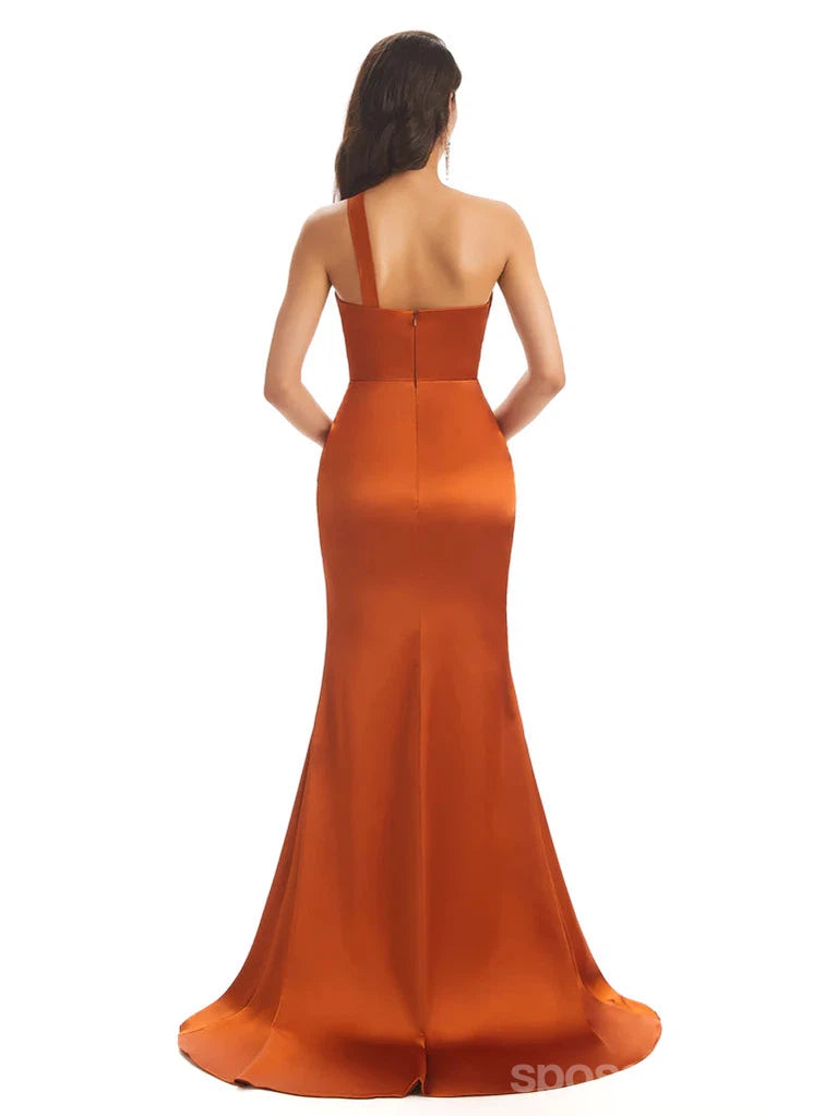 Elegant Mismatched Mermaid Maxi Long Satin Bridesmaid Dresses for Wedding Party (WG1868) - Perfect for Beach Weddings, Formal Events & Special Occasions