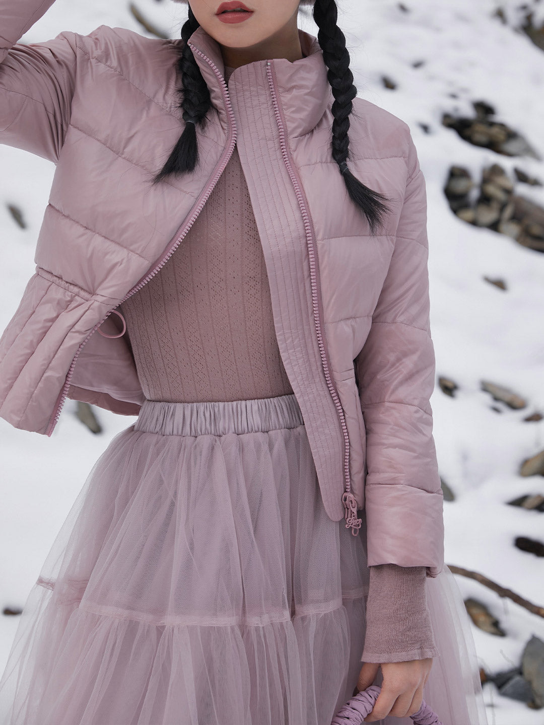 Premium Nordic Winter Down Coat for Women - Ultra Warm Waterproof Parka Jacket with Fur Hood - Perfect for Snowboarding, Skiing & Extreme Cold Weather