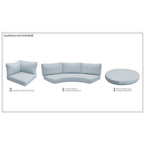 TK Classics Replacement Spa Cover Set for LAGUNA-04a Hot Tub - Durable UV-Resistant Vinyl - Perfect for Outdoor Protection (Cushions Not Included) - Ideal for Backyard Relaxation & Year-Round Use