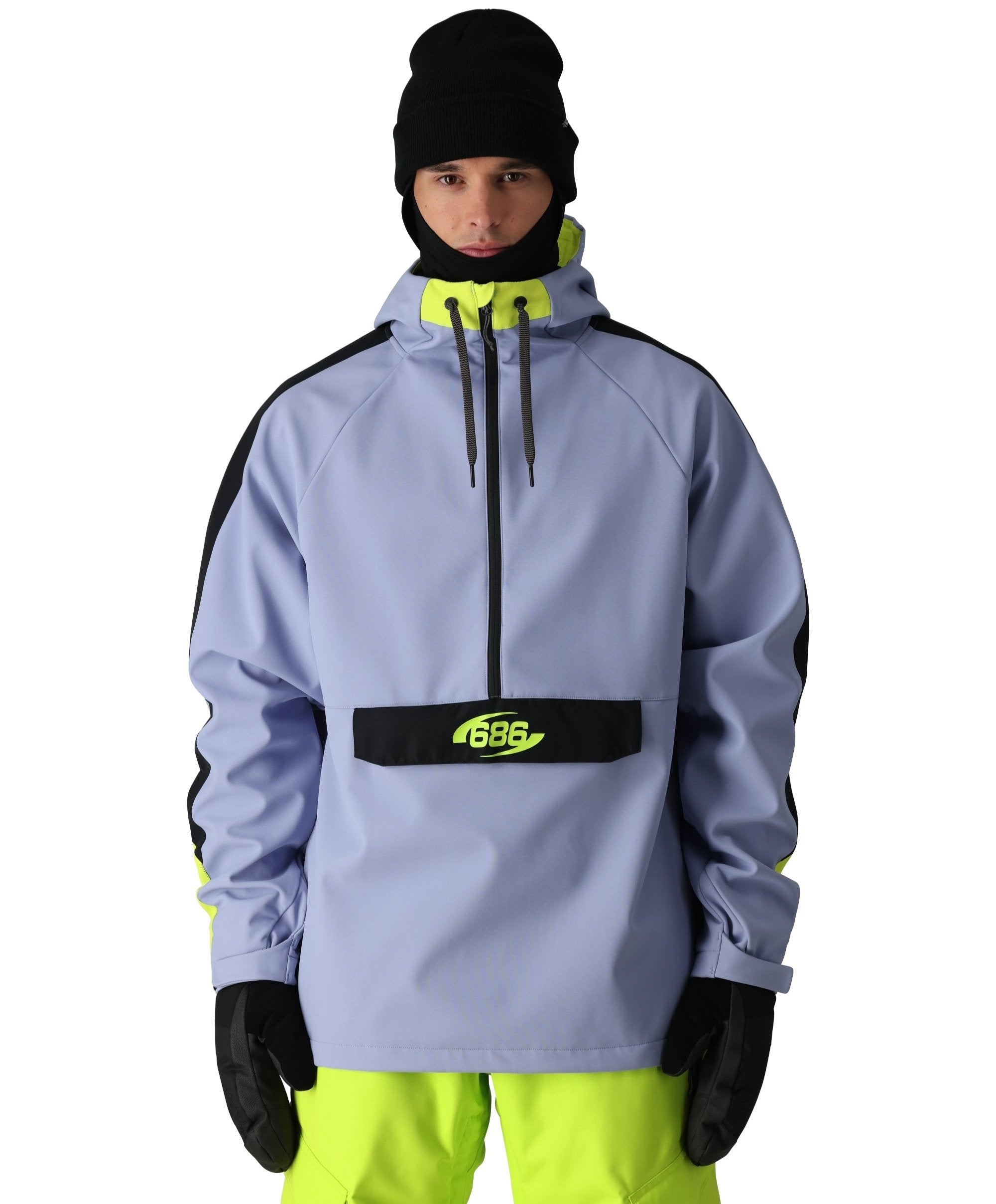 686 Waterproof Anorak Jacket for Men & Women - Lightweight Windproof Rain Jacket with Hood - 2025 Outdoor Hiking, Camping & Travel Raincoat