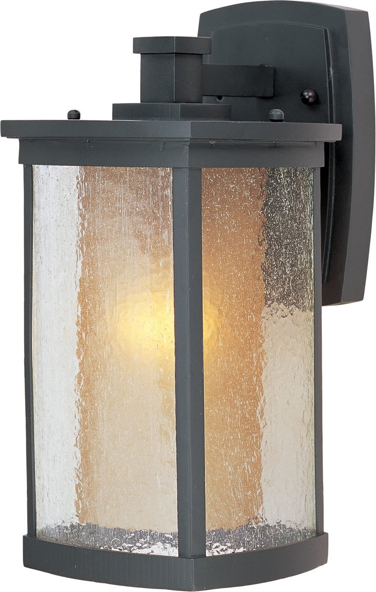 14H Bungalow 1-Light Outdoor Wall Mount Bronze Sconce - Weatherproof Exterior Lighting for Porch, Patio, Garden & Entryway