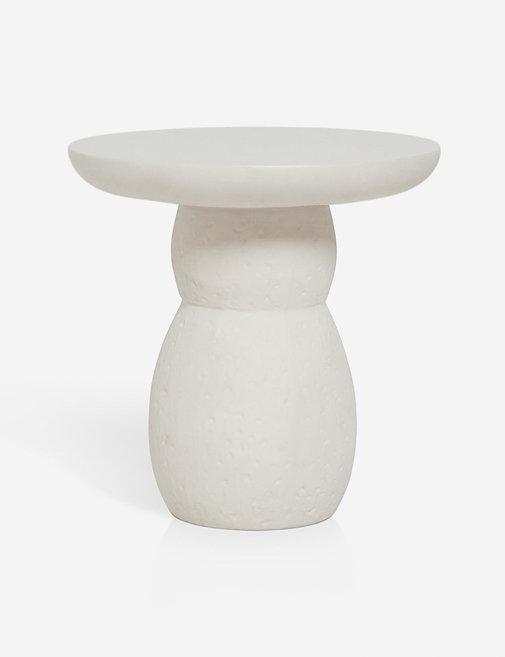 Sarah Sherman Samuel Clouded Round Side Table - Modern Accent Table for Living Room, Bedroom & Office - Stylish Home Decor Furniture