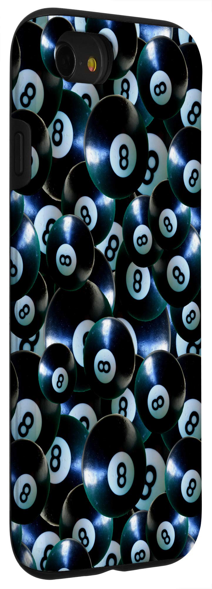 iPhone SE (2020) / 7 / 8 8 Ball Patterned Phone Case - Cute Billiard Pool Design Protective Cover for Women & Men - Perfect for Billiards Lovers, Bar Nights & Casual Use