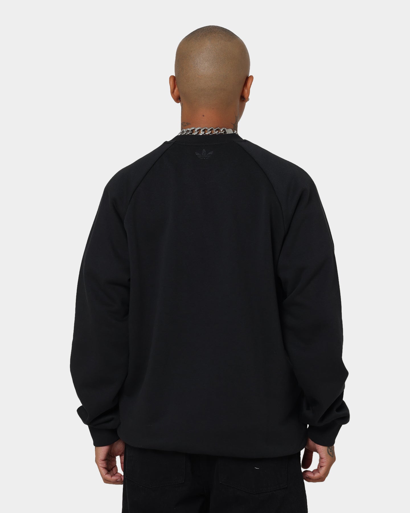 Adidas Originals Men's Black Sweatshirt | Casual Pullover Hoodie for Streetwear & Gym | Perfect for Everyday Wear & Sports