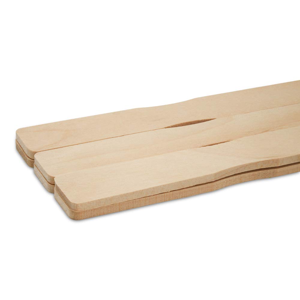 1000-Pack 9 Inch Hardwood Paint Stir Sticks - Wooden Mixing Paddles for Epoxy, Resin, Paint - Perfect for DIY Projects, Garden Markers & Library Labels - Durable Wooden Paint Mixers by Woodpeckers