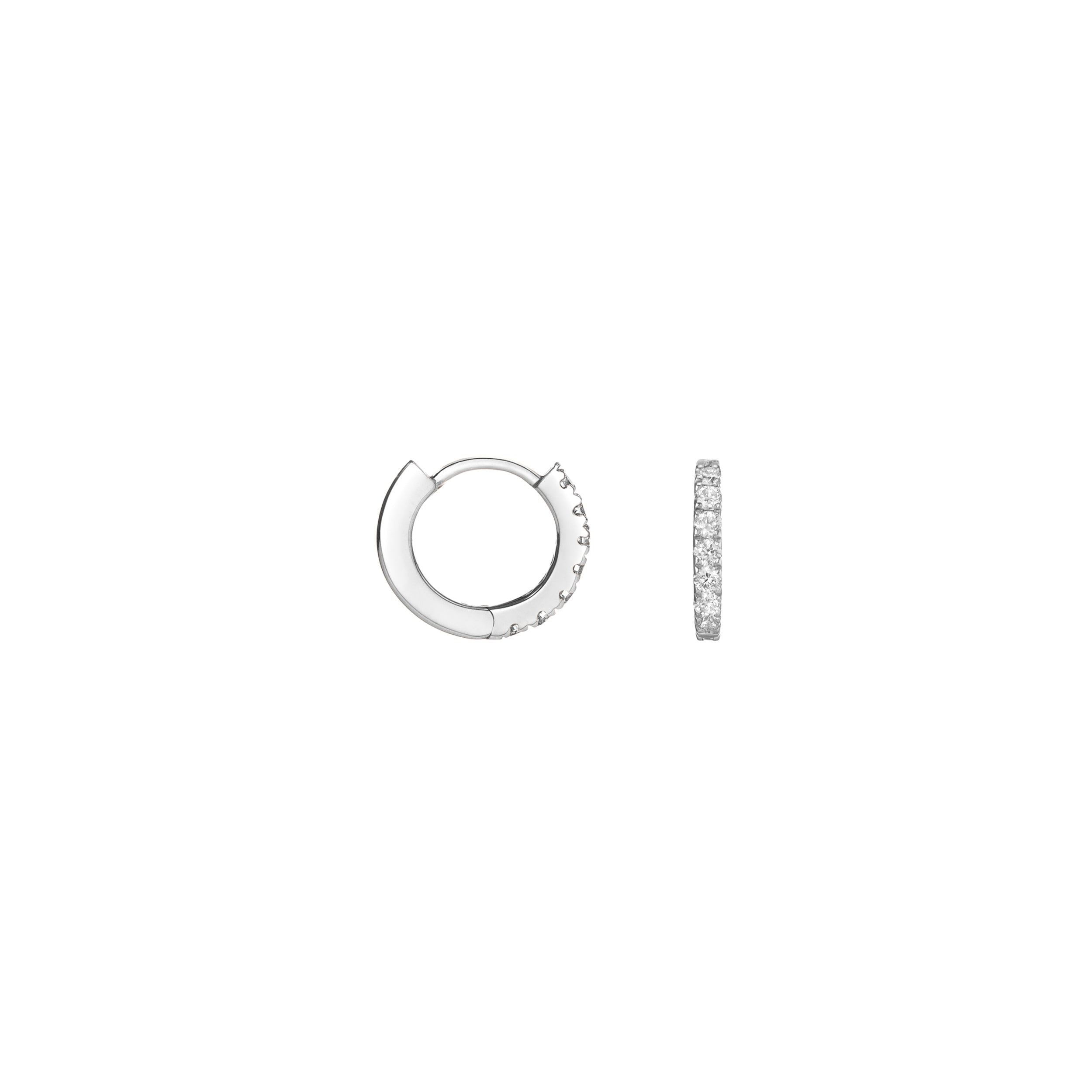 14K Gold Diamond Hoop Earrings for Women - Elegant & Hypoallergenic Jewelry for Everyday Wear, Parties & Special Occasions