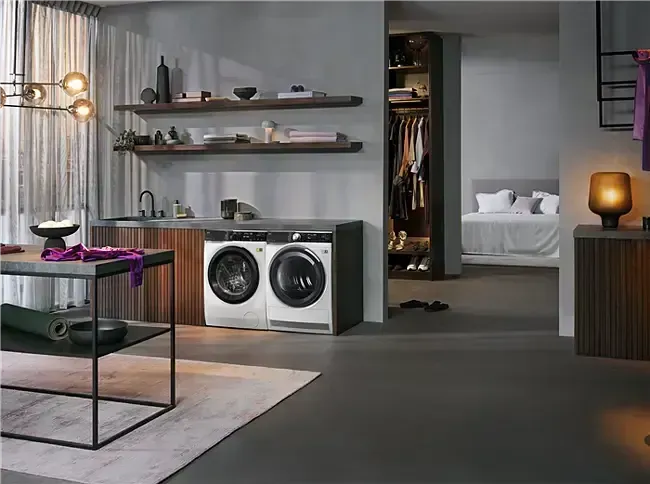 AEG 7000 Series 8kg Front Load Washing Machine - White (LF7384O4C) | Energy Efficient, Quiet Laundry Appliance for Home & Apartment Use