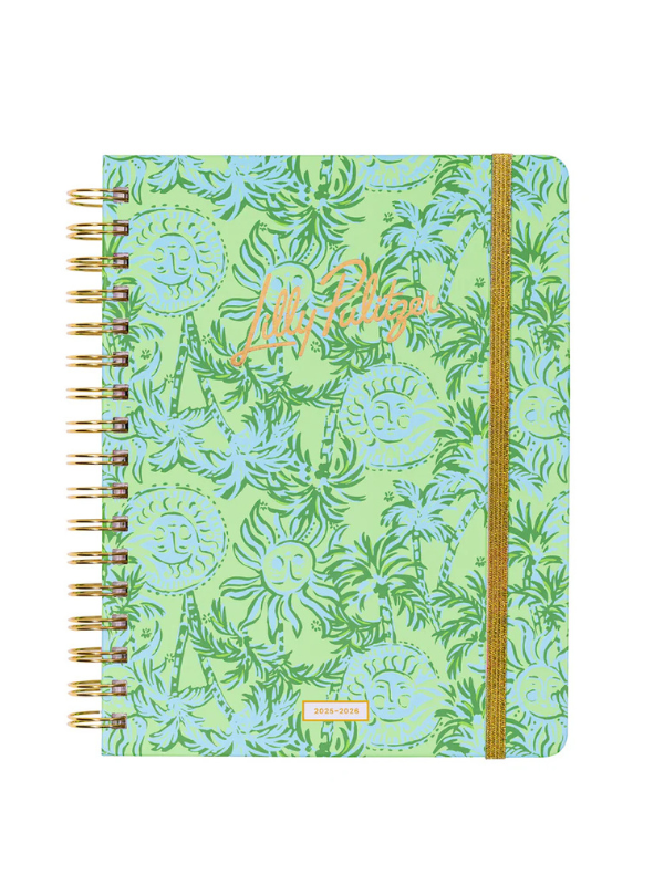 Lilly Pulitzer 17-Month Planner 2024-2025 - Colorful Floral Agenda with Monthly & Weekly Views - Perfect for School, Work, and Personal Organization