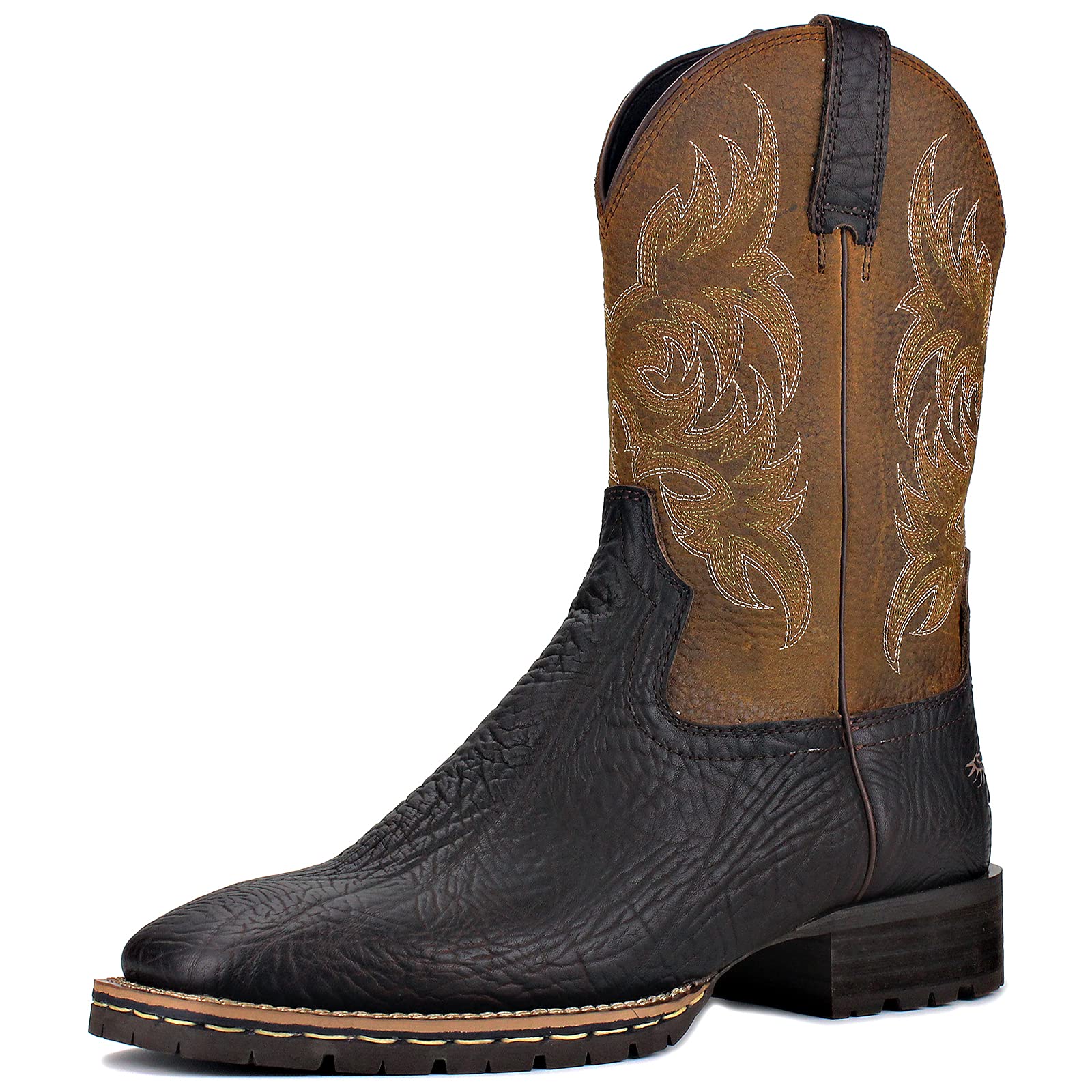 COWSDELLA Women's Western Cowboy Boots - Genuine Leather Mid Calf Cowgirl Boots for Hiking, Fashion & Country Style - WD-5008-H10 | Perfect for Rodeo, Country Music Festivals & Outdoor Adventures