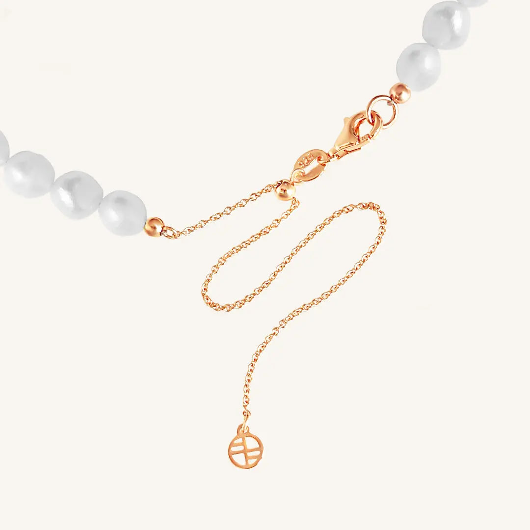 Elyse Pearl Necklace with Stone of Potential - Elegant Women's Jewelry for Weddings, Parties & Special Occasions