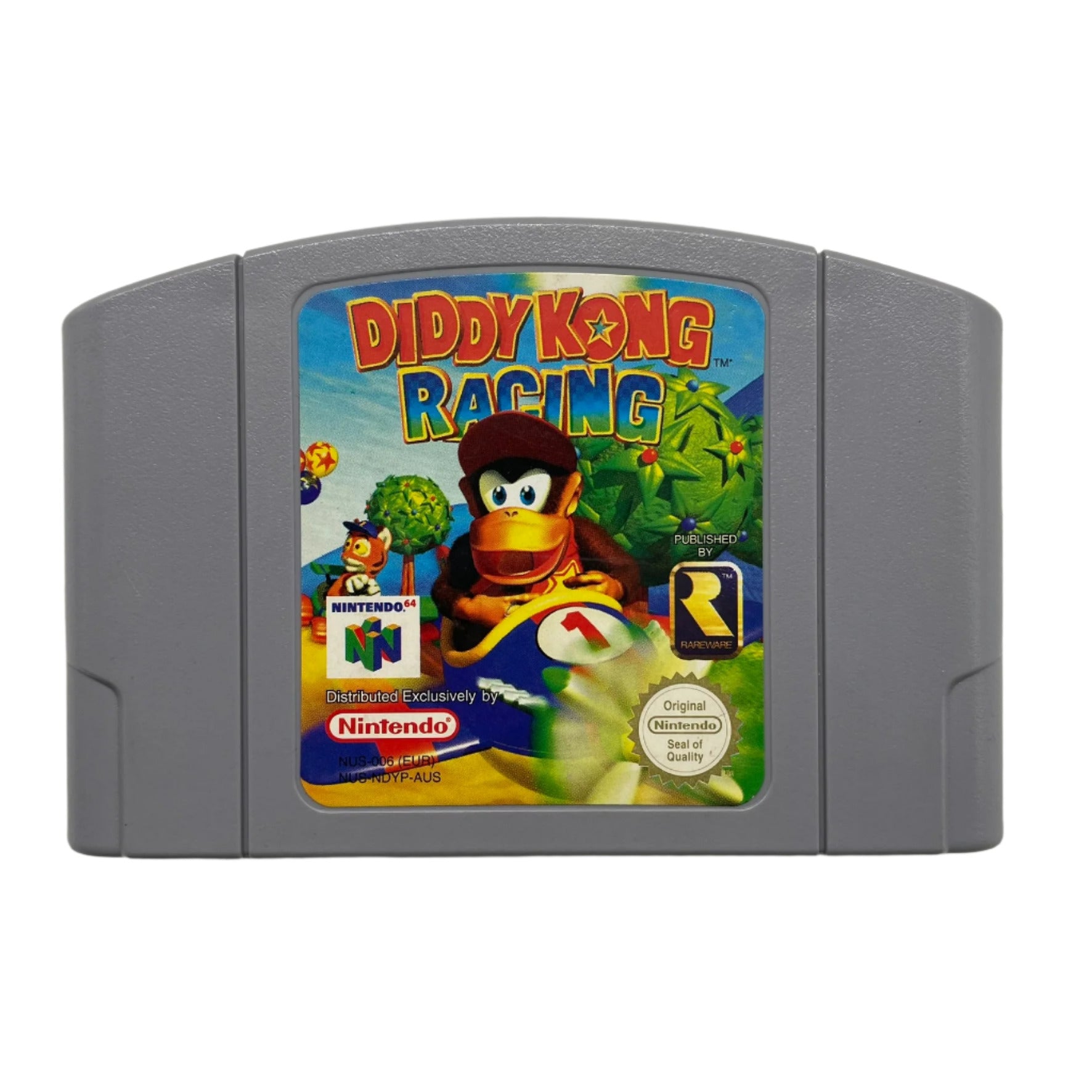 Diddy Kong Racing - Nintendo 64 (N64) PAL Version - Game Cartridge Only - Classic Racing Game for Retro Gaming Enthusiasts - Perfect for Nostalgic Game Nights and Collector's Display