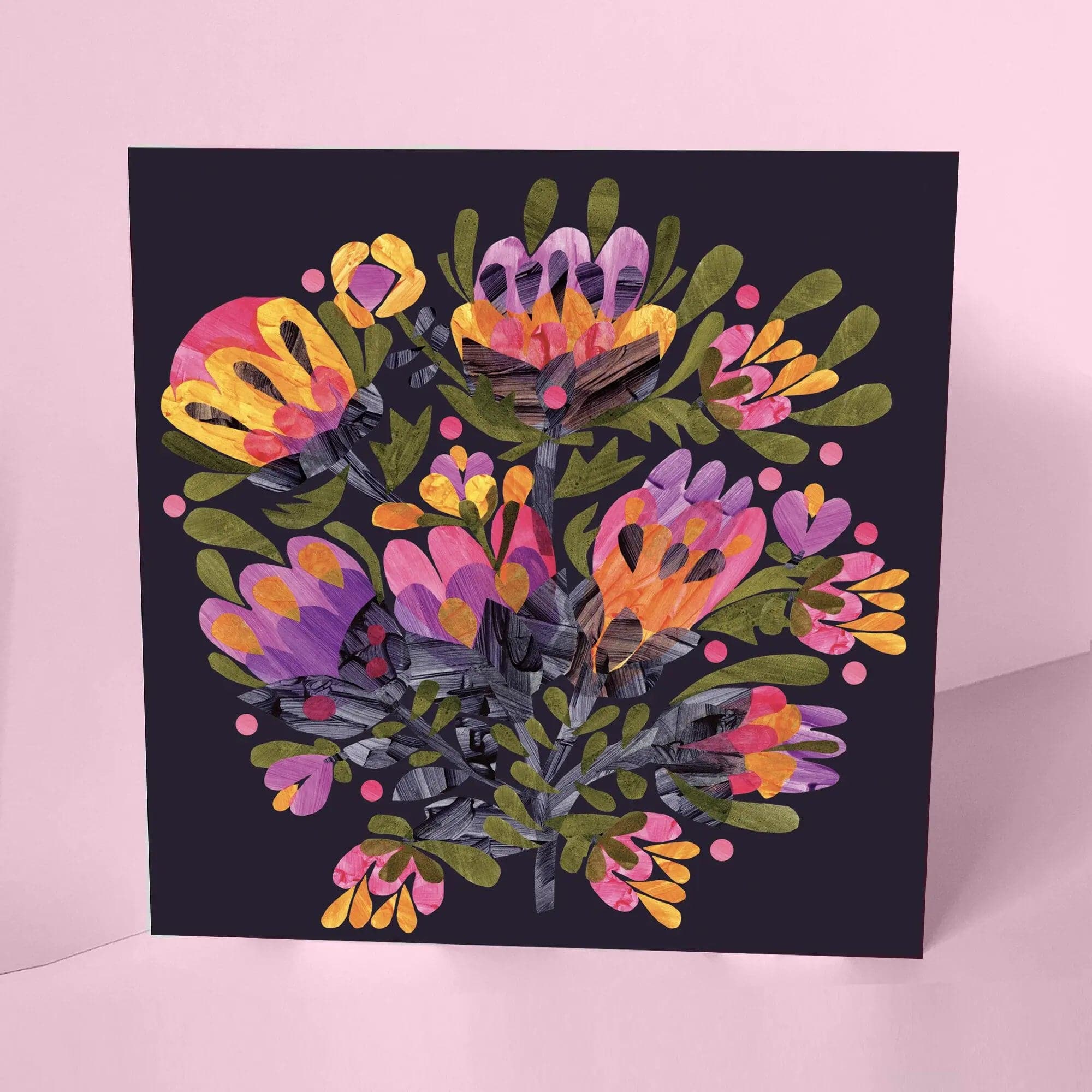 Floral Hearts Greeting Card Set - Handmade Botanical Art Cards for Birthdays, Anniversaries & Thank You Notes | Perfect for Weddings, Mother's Day & Romantic Occasions