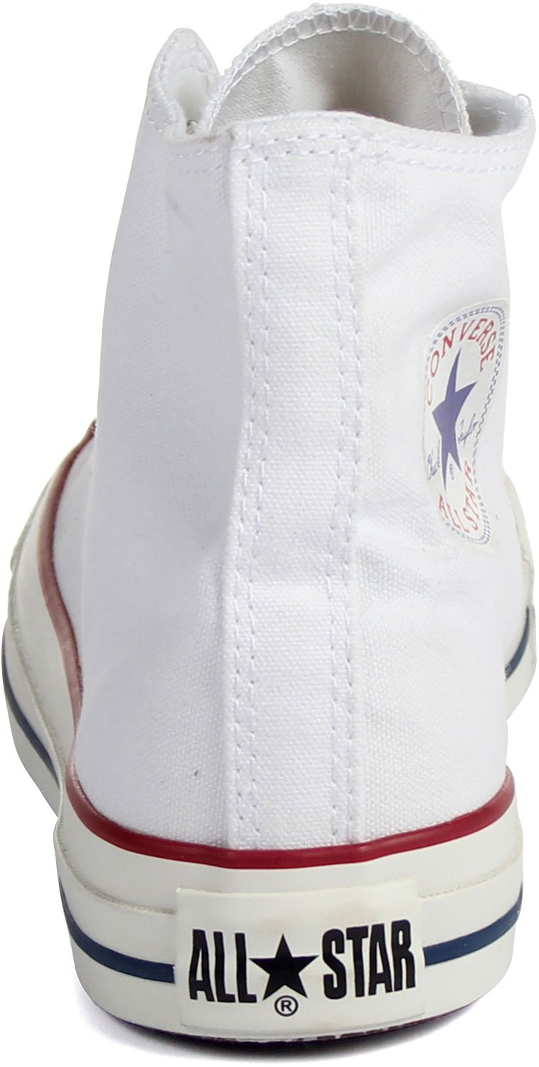 Converse Men's All Star Hi Top Chuck Taylor Sneakers - White - Size 11.5 - Classic Canvas High Tops for Casual Wear, Street Style & Skateboarding