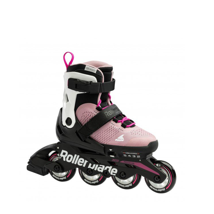 Rollerblade Microblade G Inline Skates for Women - Pink & White Design | Perfect for Outdoor Fitness, Roller Skating Rinks & Casual Street Skating