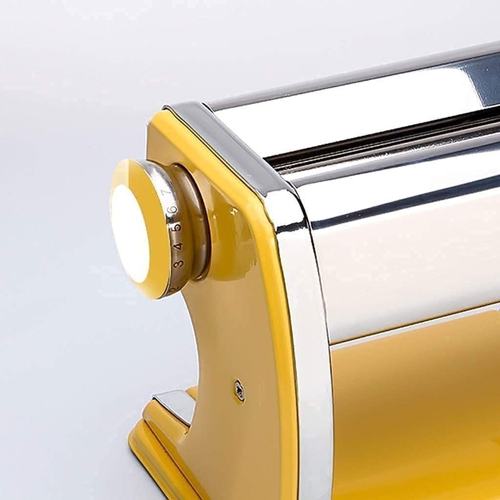 LIJCC Manual Pasta Maker Machine - Hand Crank Noodle Roller for Homemade Spaghetti & Fettuccine | Durable Kitchen Tool for Italian Cuisine, Family Cooking & Restaurant Use