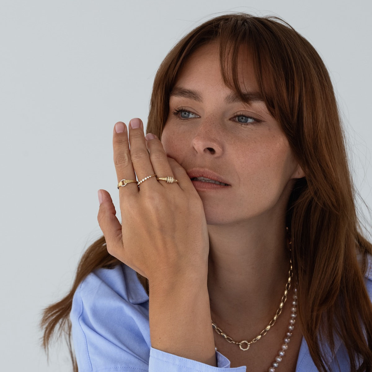 Spinning Latch Ring - Durable Stainless Steel Spinner Ring for Anxiety Relief & Fidgeting - Perfect for Stress Relief, Meditation, and Focus Enhancement