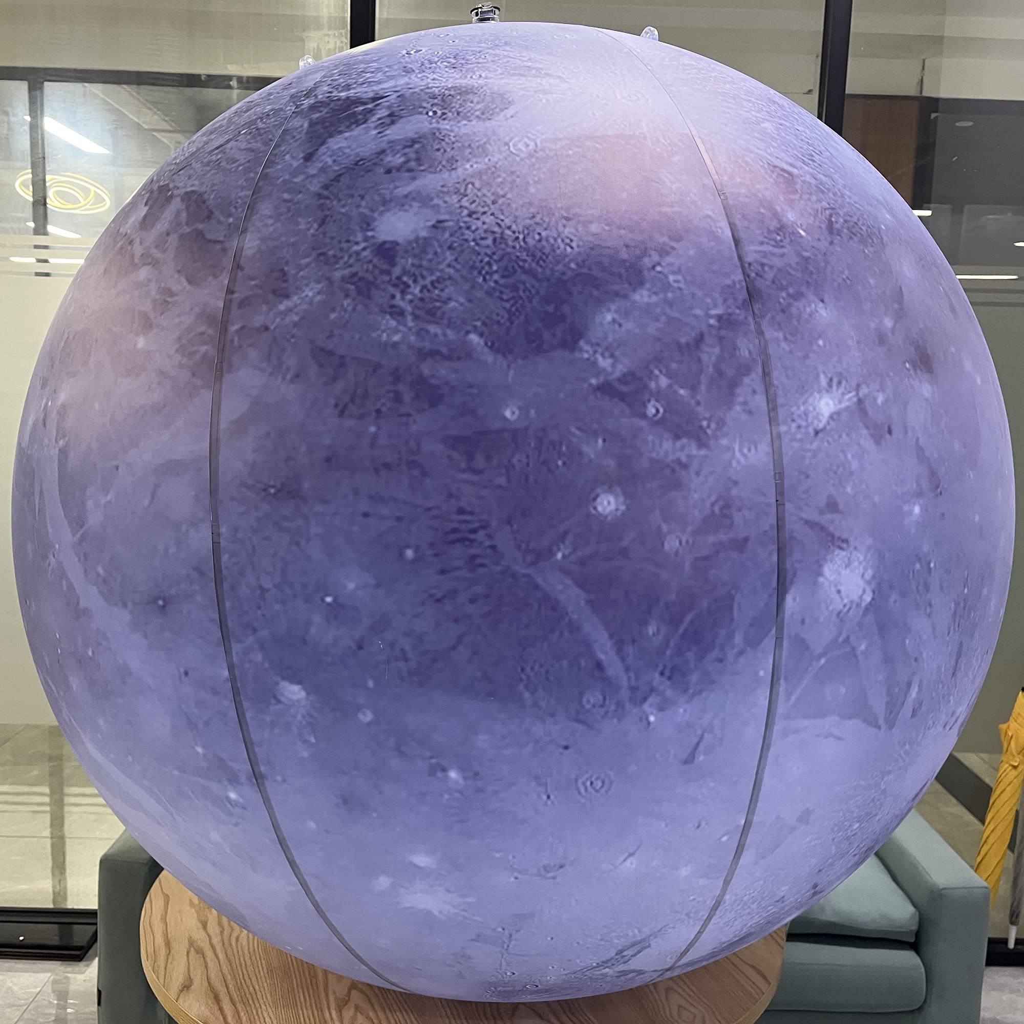 Sayok 60-Inch Large Inflatable Solar System Planets - 0.25mm PVC Pluto Balloon Set for Kids | Early Learning Educational Toys | Perfect for Classroom Decor, Space Themed Parties & STEM Activities