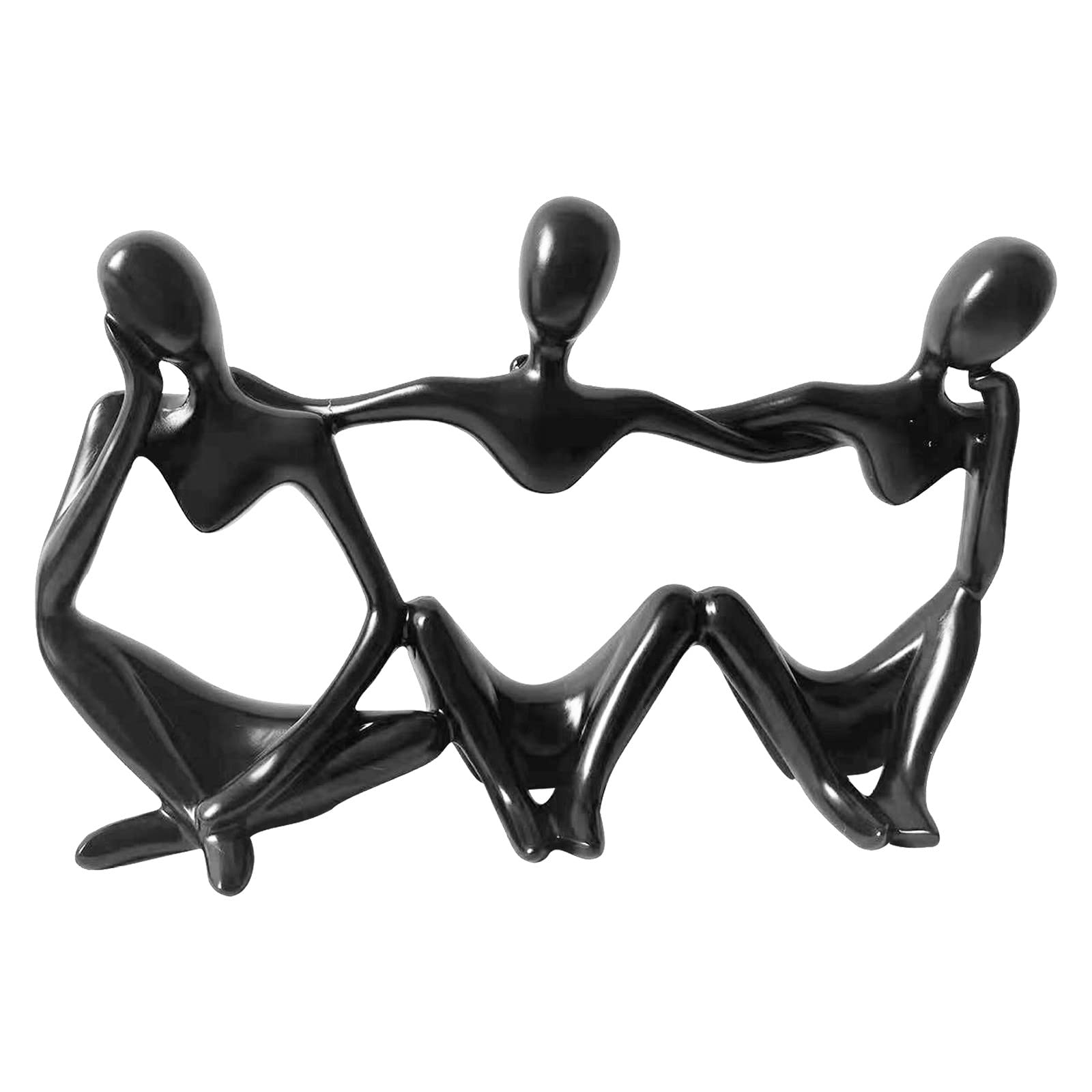 Modern Abstract Resin Thinker Sculpture - Mini Bookcase & Coffee Table Decor - Home & Office Decoration - Perfect for Living Room, Study, or Gift