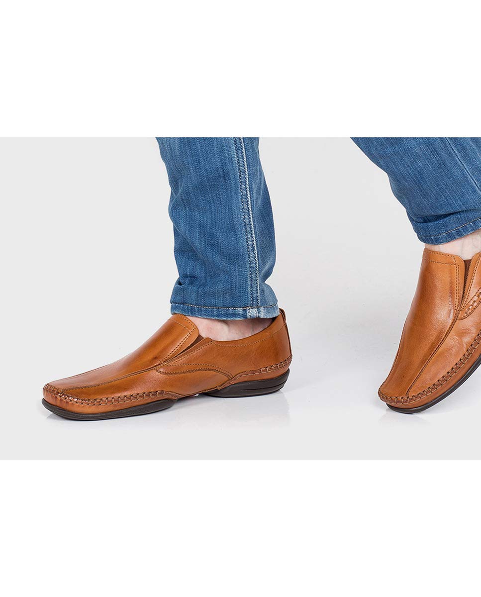 Premium Genuine Leather Loafers for Men - Comfortable & Stylish Slip-On Shoes for Casual Wear, Office & Travel