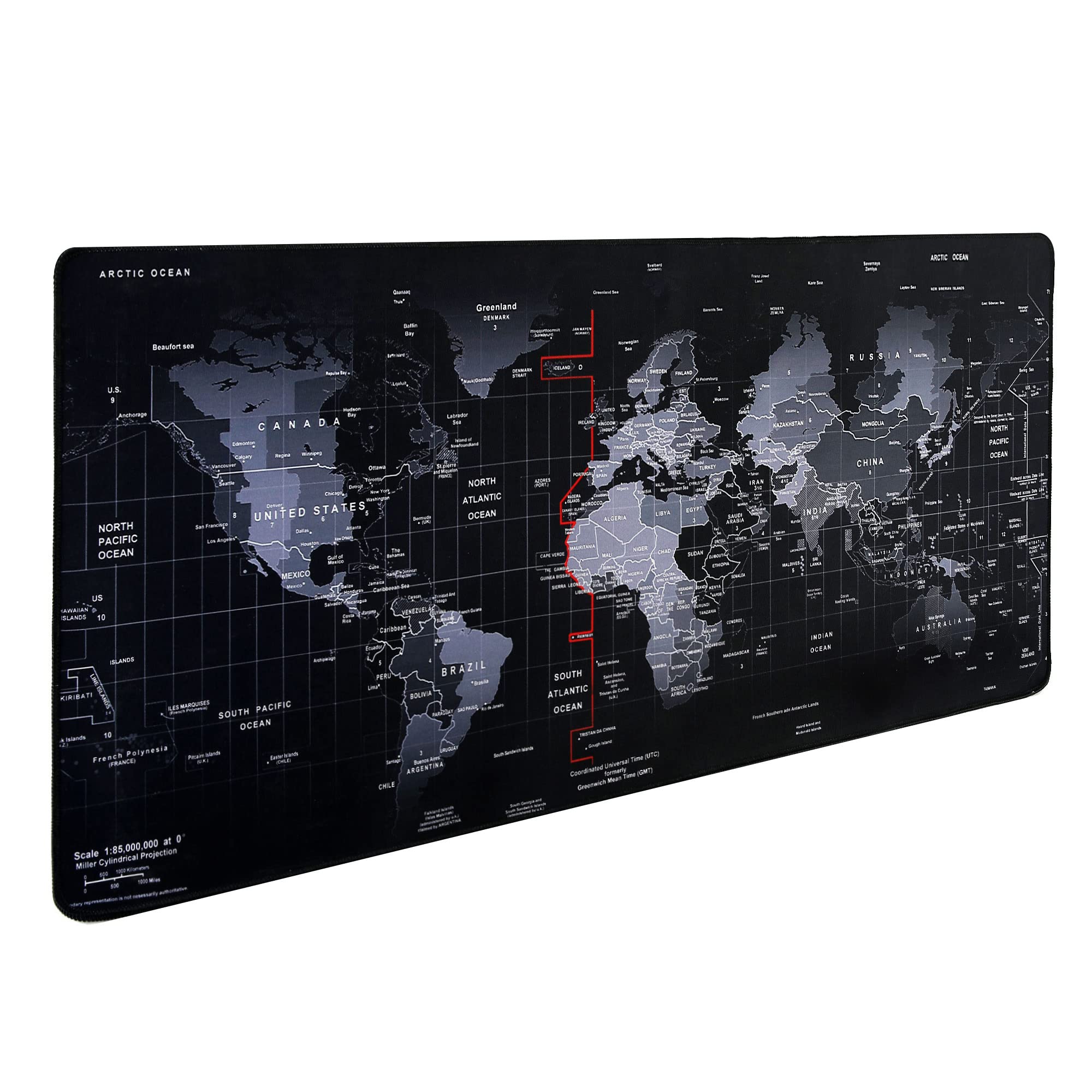 Hosimoln Large Gaming Mouse Pad 80x30cm, 2mm Thick Non-Slip Waterproof Mousepad with Stitched Edges - Perfect for PC Gaming, Office Work & Home Use - Durable Textured Surface for Smooth Mouse Control