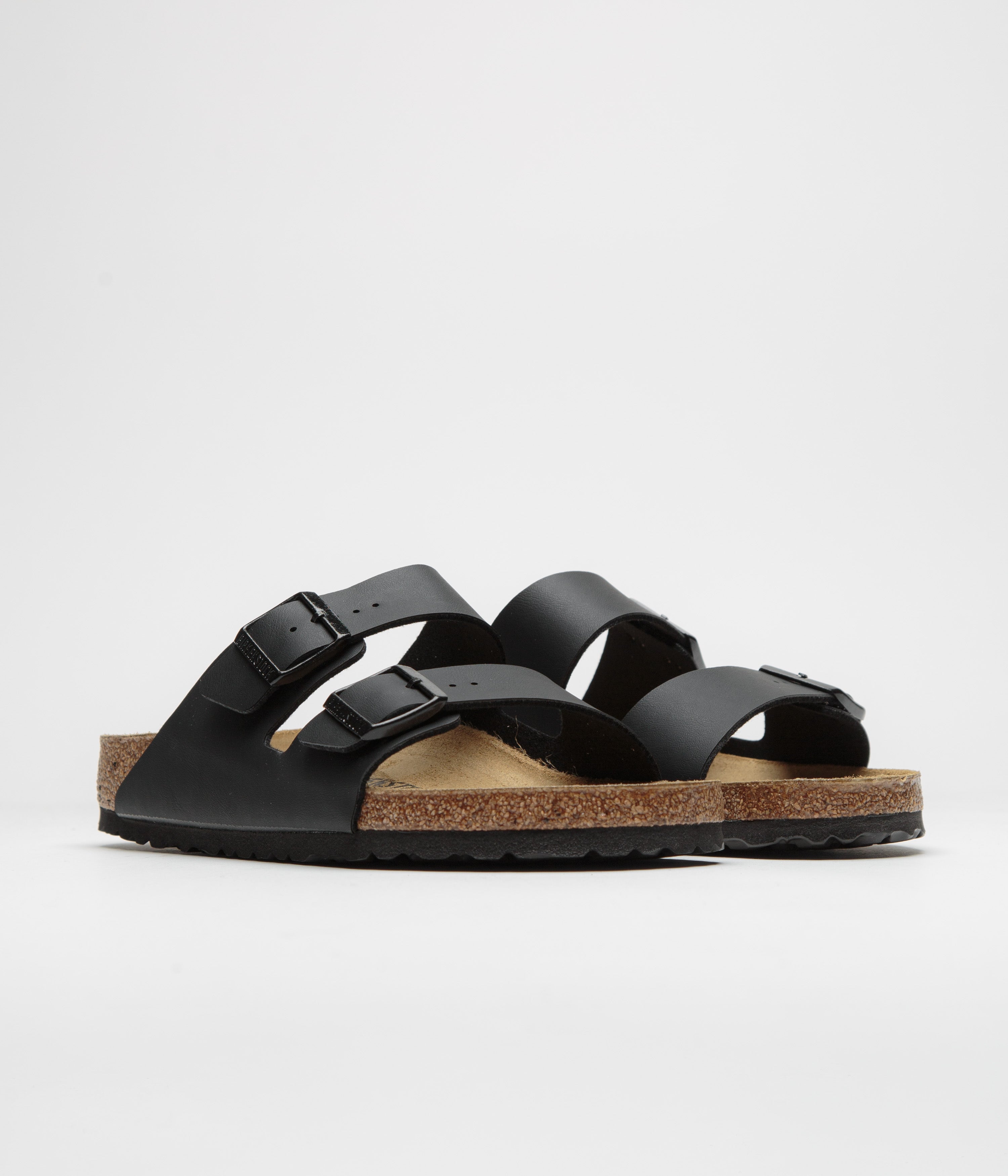 Birkenstock Arizona BF Sandals for Men & Women - Comfortable Cork Footbed Sandals in Black | Perfect for Casual Wear, Beach, and Outdoor Activities
