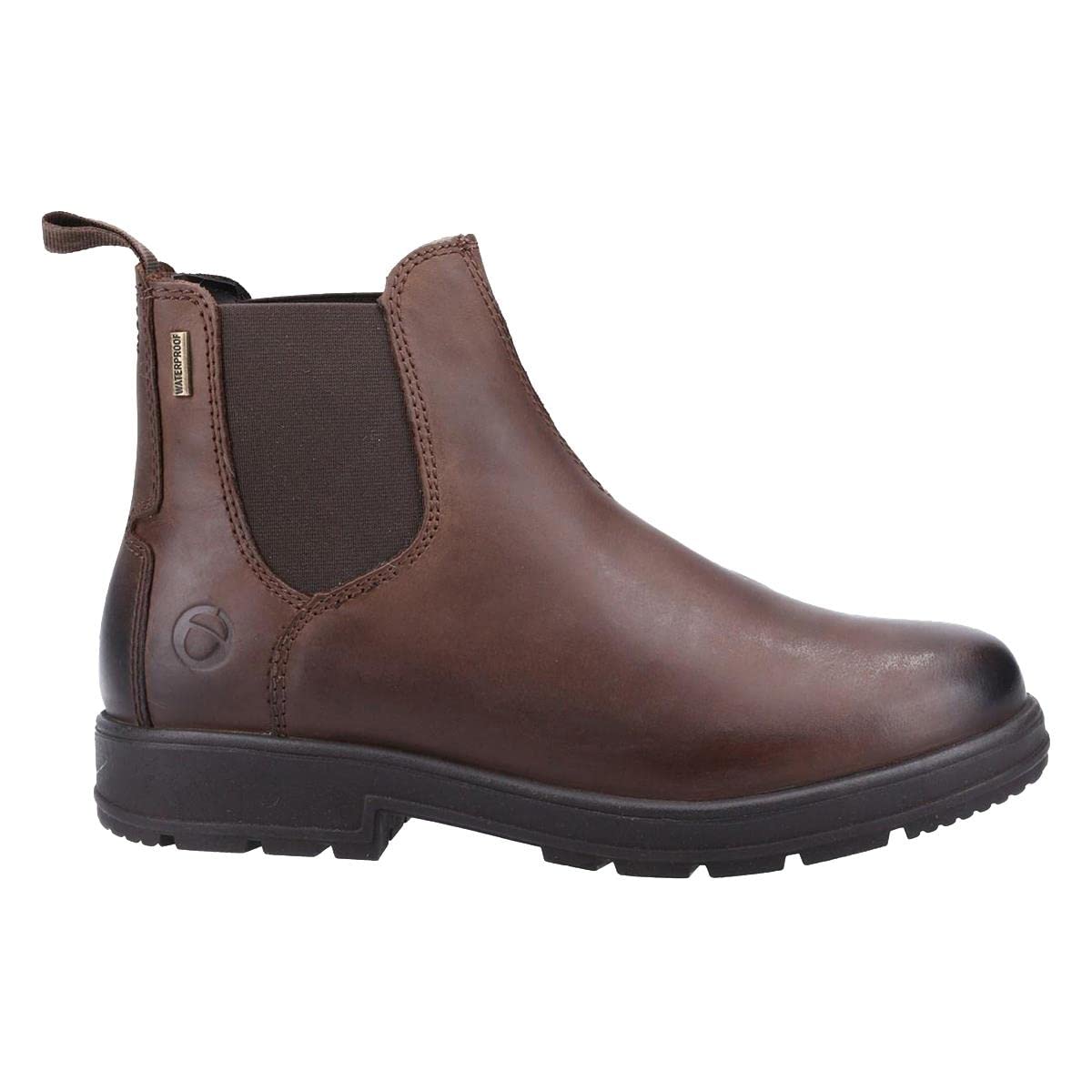 Men's Farmington Leather Boots - Size 10 Brown Cowboy Boots for Western Riding & Outdoor Work | Durable Comfortable Work Boots for Ranch, Hiking & Casual Wear