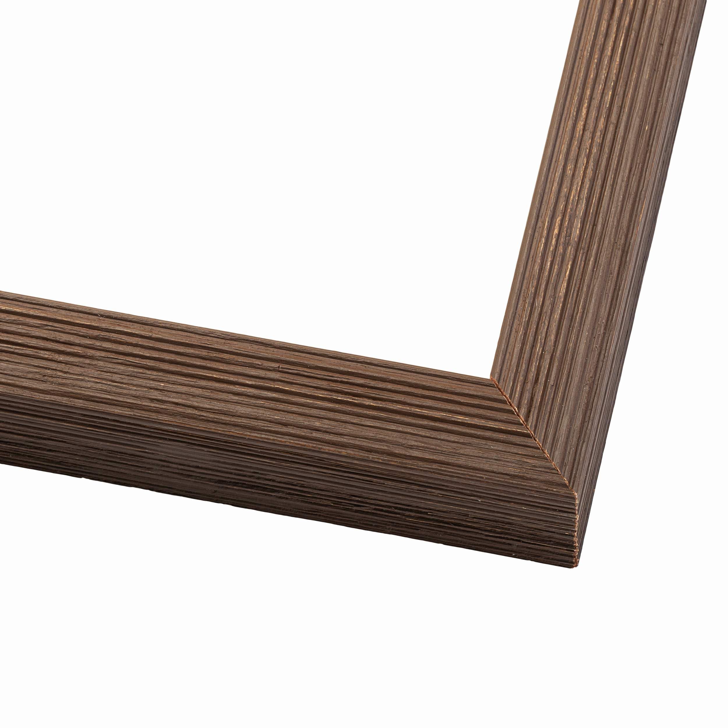 40x30 Shadow Box Frame - Distressed Barnwood Finish, 0.875