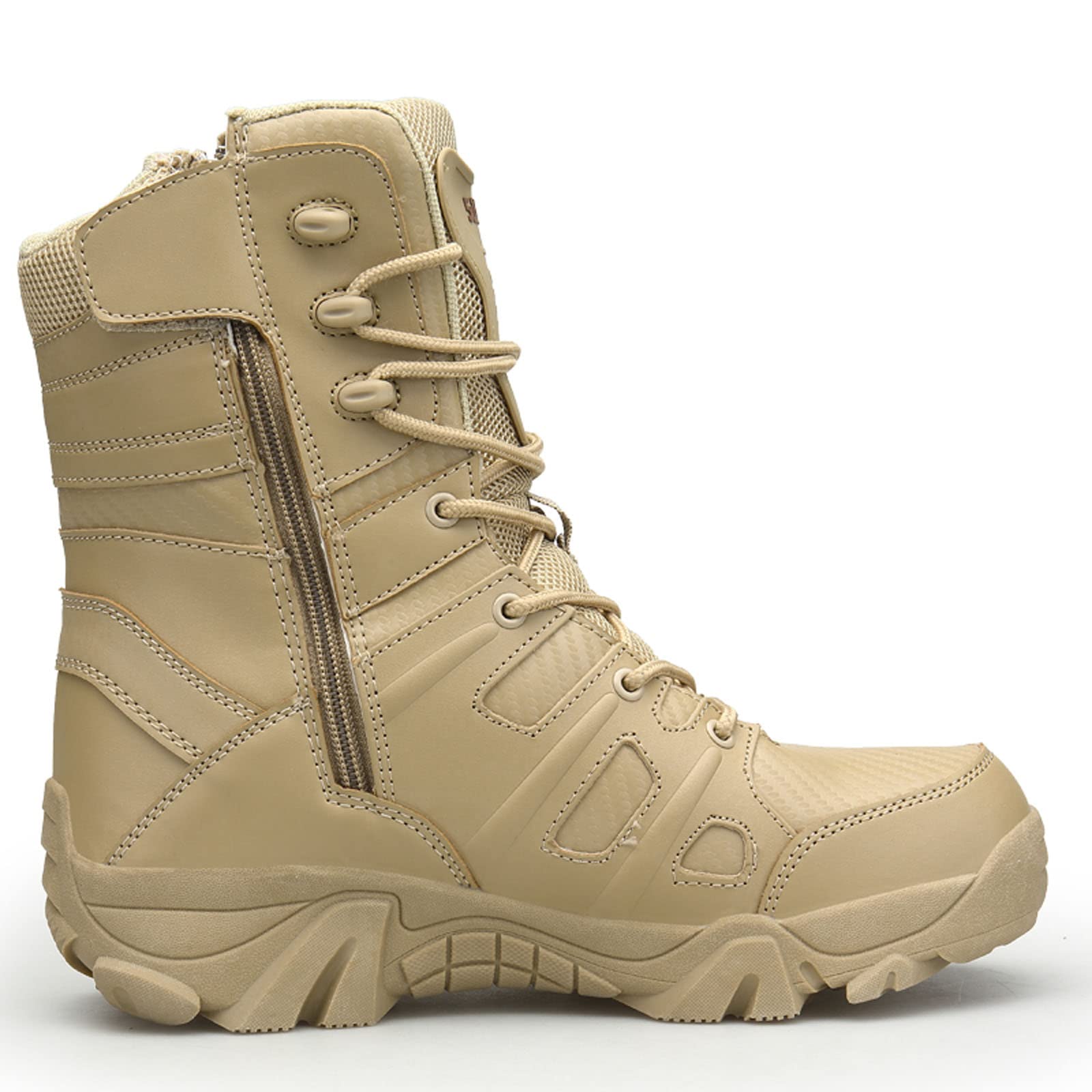 Men's Tactical Boots - Military Combat Hiking Boots for Outdoor Trekking, Mountaineering & Backpacking | Durable & Waterproof for Adventure, Survival & Daily Wear