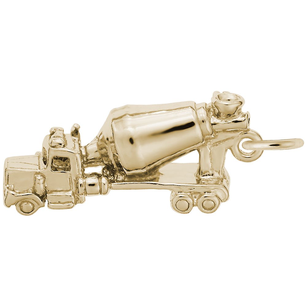 Concrete Mixer Truck Charm - Durable Jewelry Charms for Bracelets & Necklaces - Perfect for DIY Crafts, Gifts, and Construction-Themed Accessories