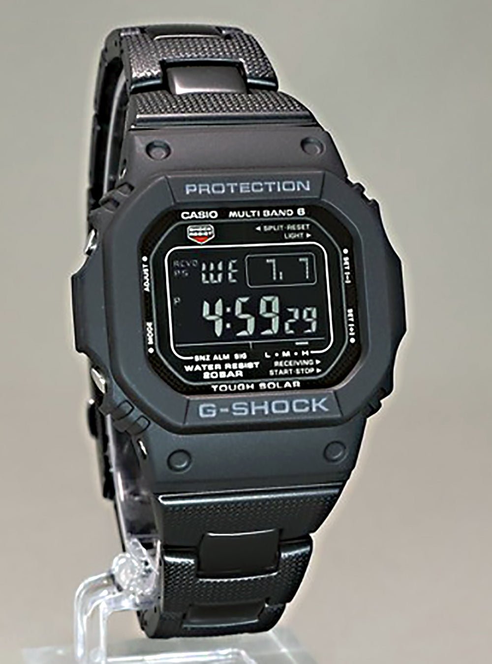 CASIO G-Shock GW-M5610U-1JF Solar Atomic Digital Watch - Tough & Waterproof for Outdoor, Sports & Military Use