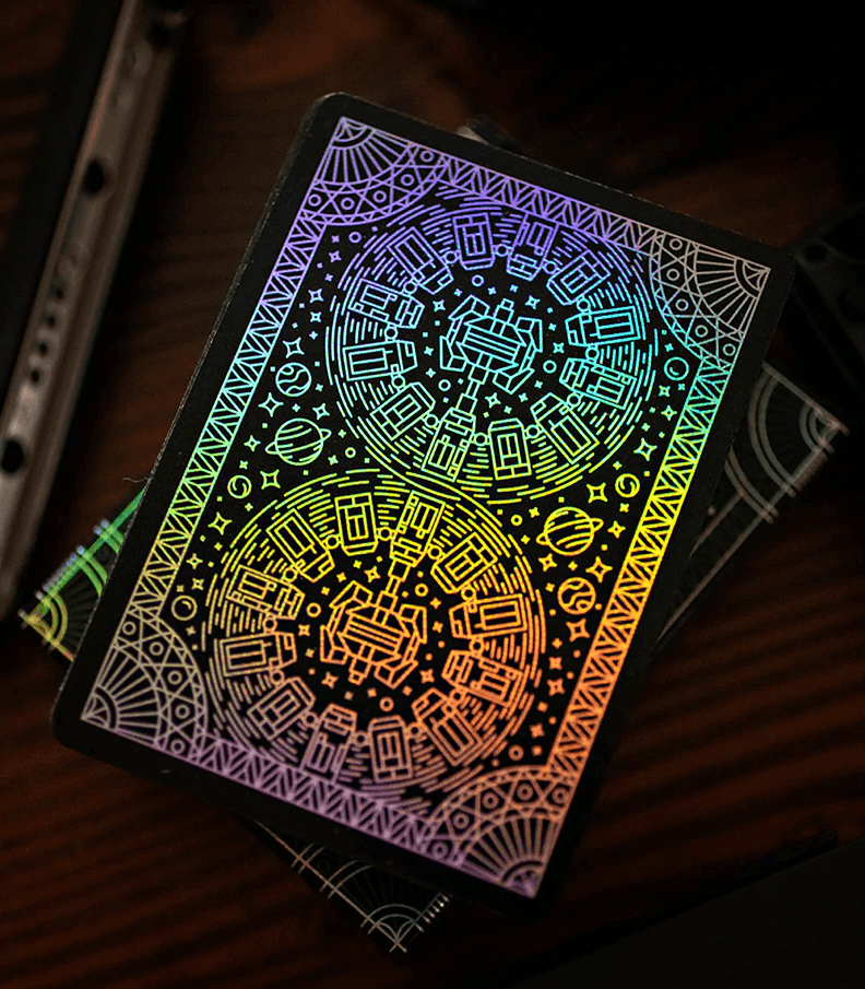 Premium Stratosphere Ultra Black Playing Cards - Professional Poker & Magic Trick Deck for Cardistry, Casino Games & Collectors | Ideal for Poker Nights, Magic Shows & Gifts