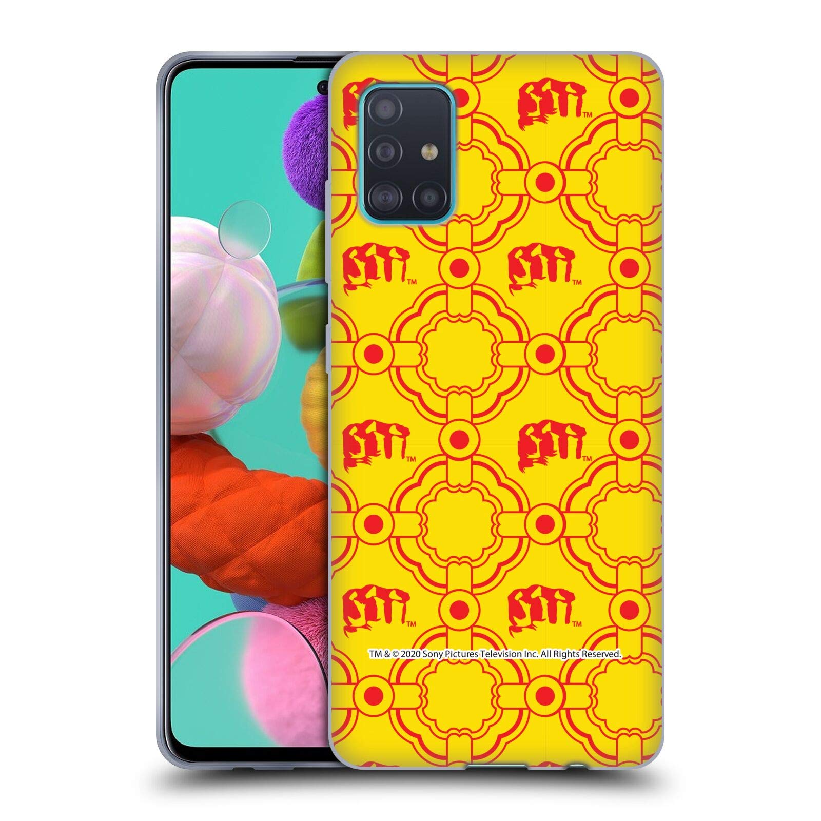Official Cobra Kai Karate Hand Pattern Soft Gel Case for Samsung Galaxy A51 (2019) - Durable Protection & Stylish Design for Everyday Use