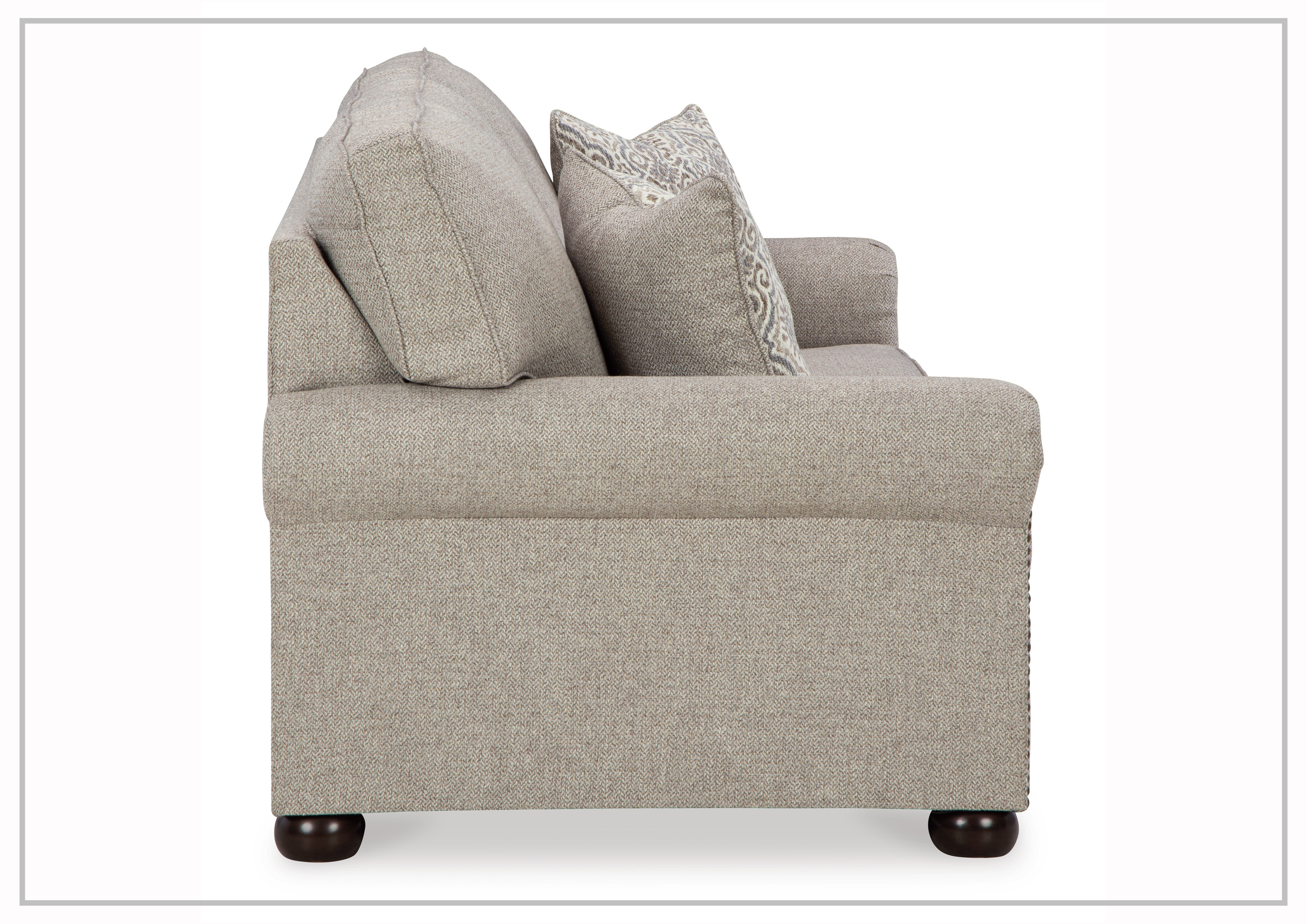 Gio Italia Garrison Fabric 3-Seater Sofa - Modern Living Room Couch for Small Spaces, Comfortable Sectional Sofa for Apartments & Home Decor
