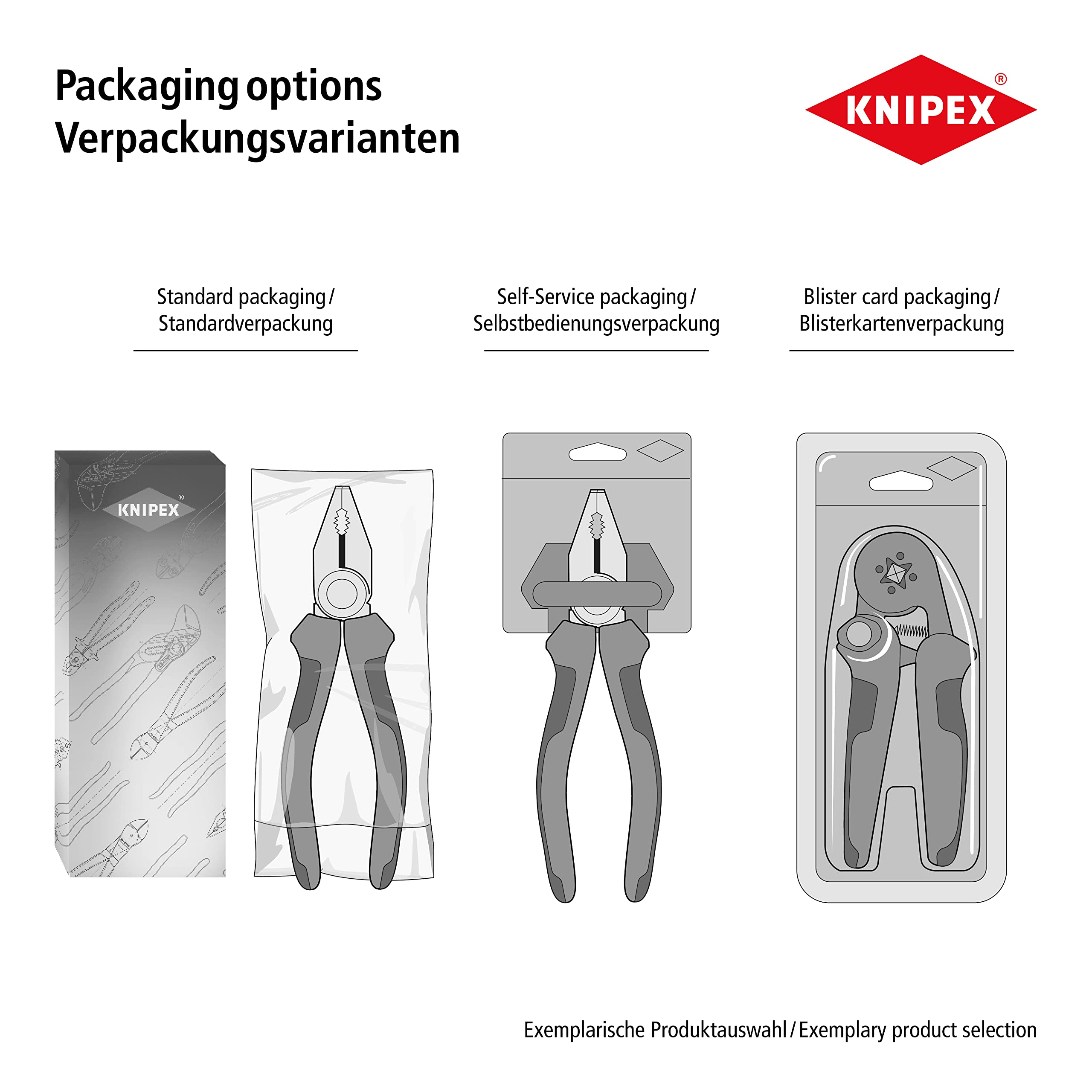 Knipex 98 55 Professional Dismantling Knife - High Precision Cutting Tool for Electrical Work, Cable Stripping & DIY Projects