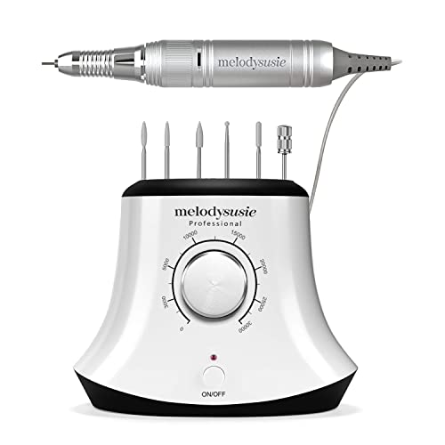 MelodySusie 30000 RPM Professional Nail Drill - High Speed Electric Efile with Low Heat, Low Noise & Vibration | Portable Manicure Tool for Shaping, Buffing, Removing Acrylic & Gel Nails | Perfect for Home Salon & Professional Nail Technicians