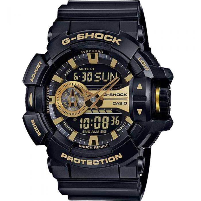 Casio G-Shock GA-400GB-1A9 Digital Sport Watch for Men - Durable, Shock-Resistant & Waterproof - Perfect for Outdoor Activities, Running & Workouts