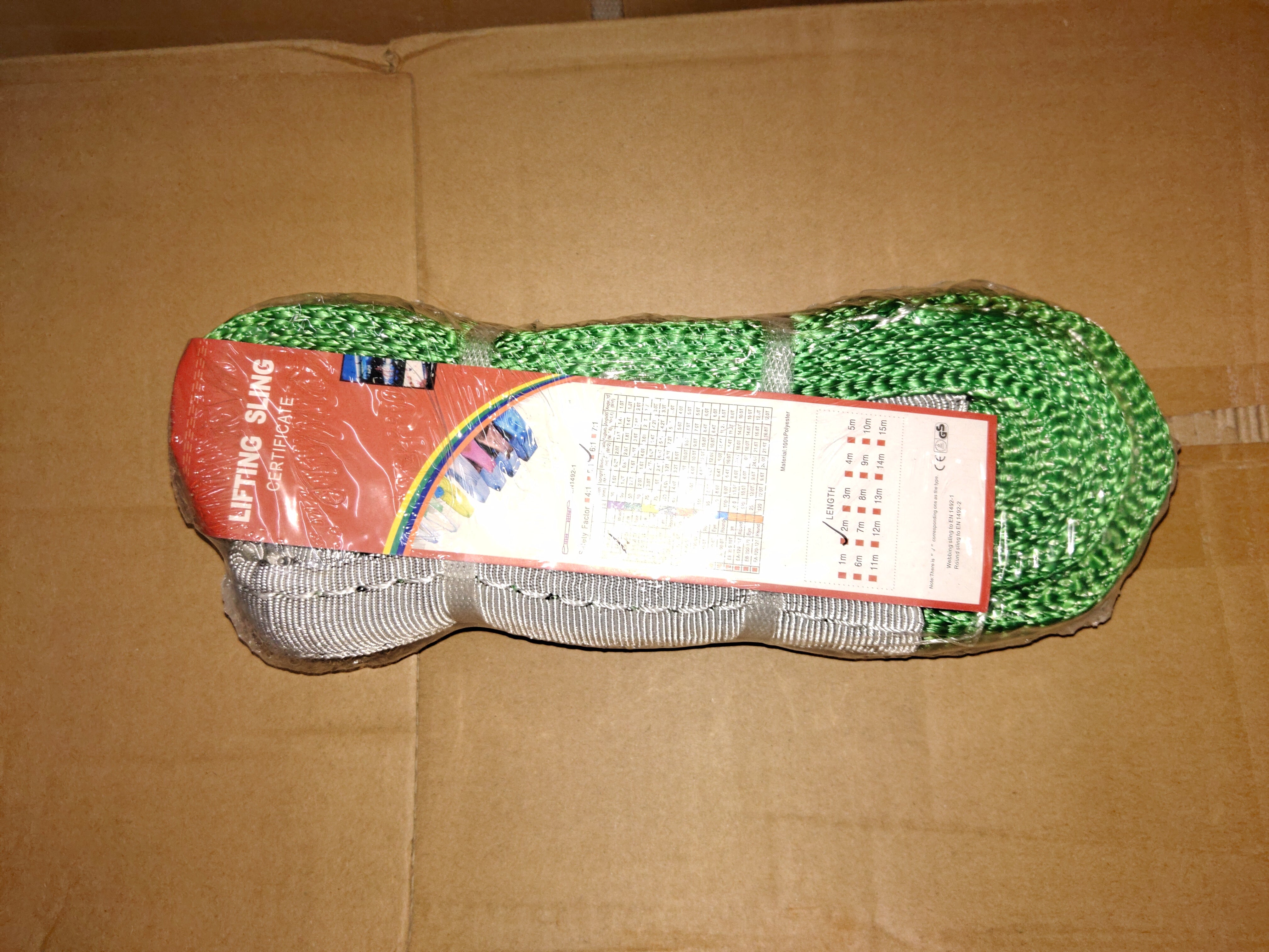 2 Ton Heavy Duty Webbing Sling - WS02 Model | Durable Polyester Lifting Straps for Towing, Construction & Warehouse Use